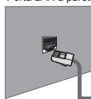 SAMSUNG UE-40B7020 - Concessioni alla LAN per ambienti con IP statico - 1