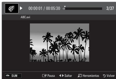 SAMSUNG UE-40B7020 - Reproduccion de un archive depellicula - 1