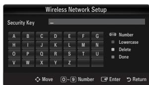 SAMSUNG UE-40B7020 - Povezava z uporabo WPS-ja (zašćitena nastavitev omrežja Wi-Fi) - 4