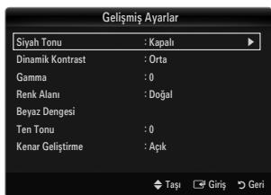 SAMSUNG UE-40B7020 - Gelismis Ayarlar - 1