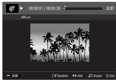 SAMSUNG UE-40B7020 - Film dosyasi oynatma - 1
