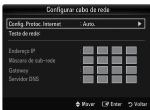 SAMSUNG UE-40B7020 - - Configurar cabo de rede - 1