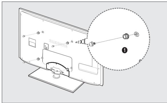 SAMSUNG UE-40B7020 - Préparation avant l'installation d'un dispositif de fixation murale - 1