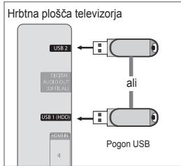 SAMSUNG UE-40B7020 - Prikljucitev naprave USB - 1