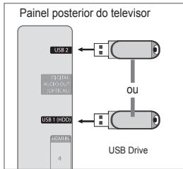 SAMSUNG UE-40B7020 - Ligar um dispositivo USB - 1