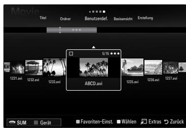 SAMSUNG UE-40B7020 - Titel (Music / Movie) - 3