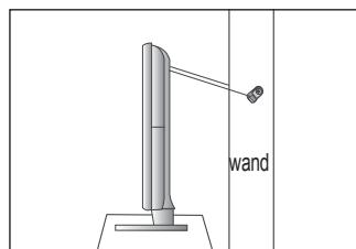 SAMSUNG UE-40B7020 - De tv vastzetten aan de wand - 4