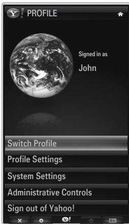 SAMSUNG UE-40B7020 - De Profile-widget gebruiken - 1