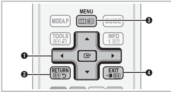 SAMSUNG UE-40C5100 - How to Navigate Menus - 1