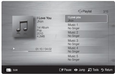 SAMSUNG UE-40C5100 - Playing Music - 1