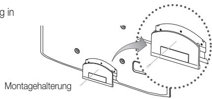 SAMSUNG UE-40C5100 - Montieren der Montagehalterung - 1