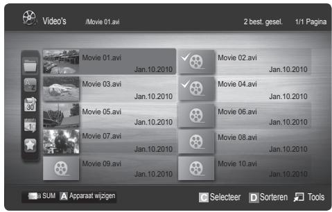 SAMSUNG UE-40C5100 - Overige functies van Media Play - 1