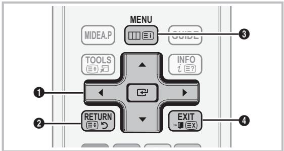 SAMSUNG UE-40C5100 - Navigation dans les menus - 1