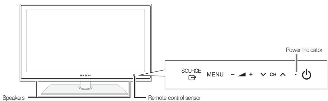 SAMSUNG UE-40C5100 - Viewing the Control Panel - 1