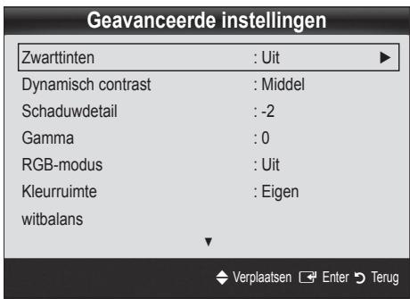 SAMSUNG UE-40C5100 - Geavanceerde instellingen - 2