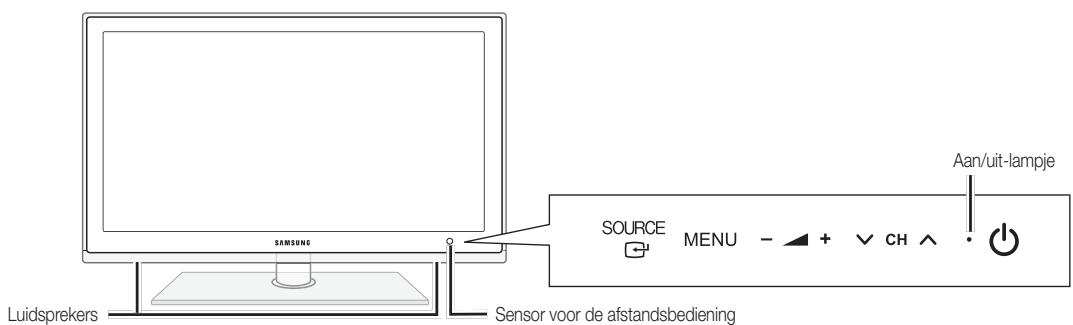 SAMSUNG UE-40C5100 - Overzicht van het bedieningsspaneel - 2