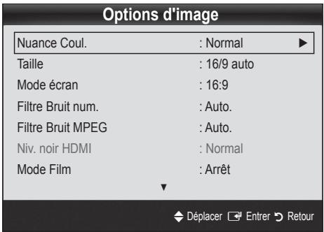 SAMSUNG UE-40C5100 - Options d'image - 1