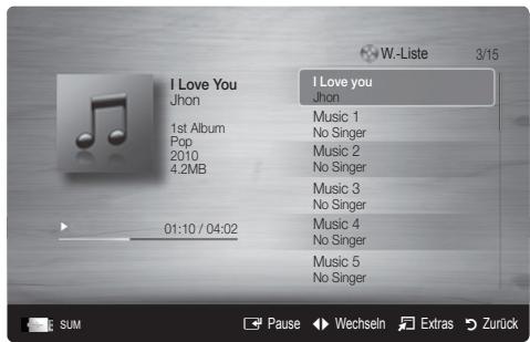 SAMSUNG UE-40C5100 - Wiedergeben von Musik - 1