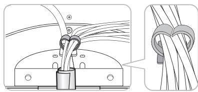 SAMSUNG UE-55C7000WW - Assembling the Cables - 5