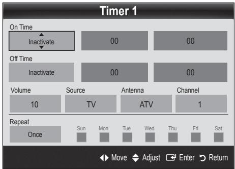 SAMSUNG UE32C6710US - Using the Sleep Timer - 2
