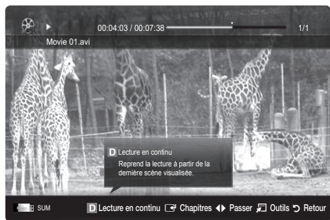 SAMSUNG UE32C6710US - Lecture de video - 2