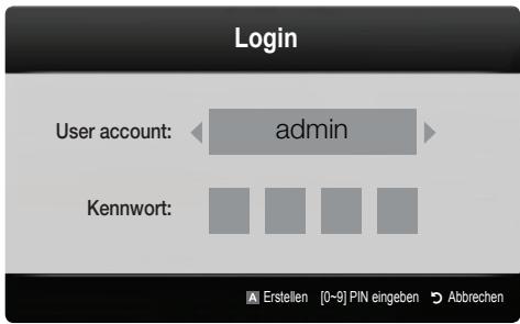 SAMSUNG UE32C6710US - Anmeldung beim Konto - 1