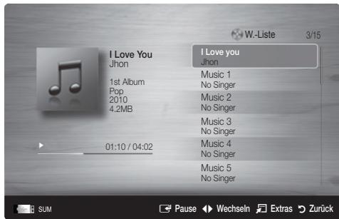 SAMSUNG UE32C6710US - Wiedergeben von Musik - 1
