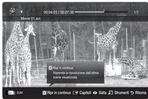 SAMSUNG UE32C6710US - Riproduzione continua di filmati (Riprendi riprod.) - 1