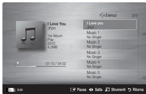 SAMSUNG UE32C6710US - Riproducione di musica - 1