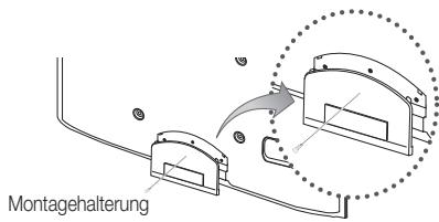 SAMSUNG UE32C6710US - Montieren der Montagehalterung - 1