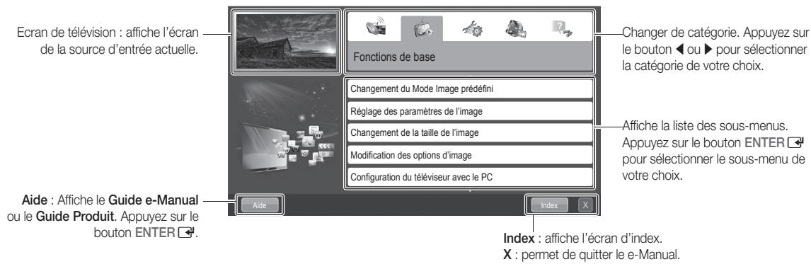 SAMSUNG UE37D5700RS - Consultation du manuel électronique (e-Manual) - 3