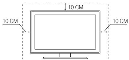 SAMSUNG UE37D5700RS - Securing the Installation Space - 3