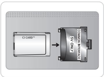 SAMSUNG UE37D5700RS - Using the "CI or CI+ CARD" - 1