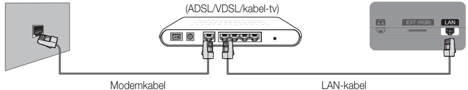 SAMSUNG UE37D5700RS - Netwerkverbinding - met gebruik van kabels - 1