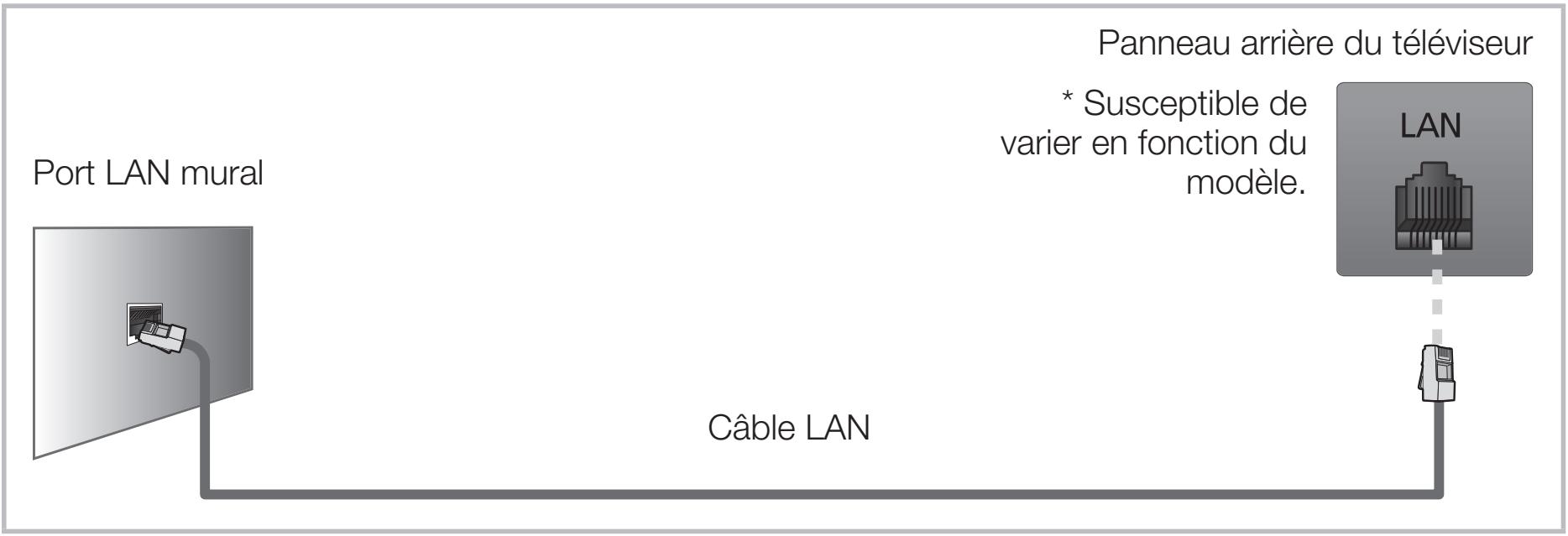SAMSUNG PS43E450A1W - Connexion réseau câblée - 5