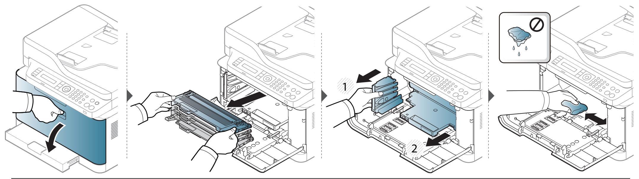 SAMSUNG CLX-3305FN - Reinigen des Gerätes - 1