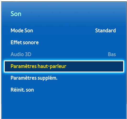 SAMSUNG UE65F6400 - Sélection haut-parleur - 1