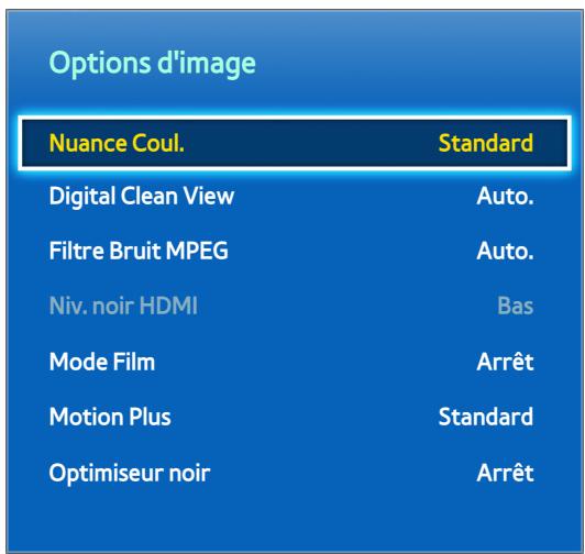 SAMSUNG UE65F6400 - Options d'image - 1