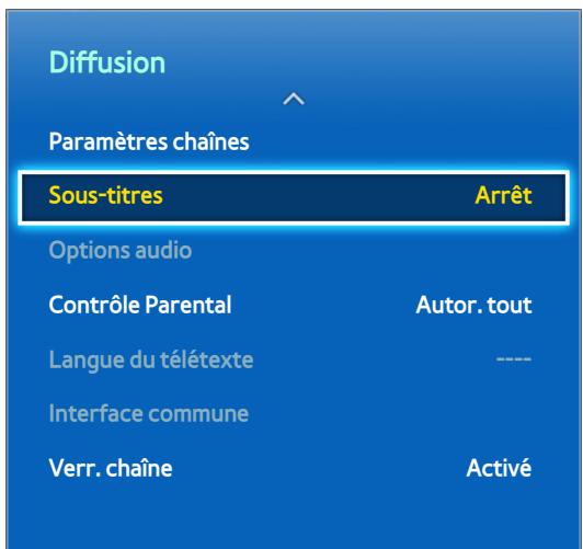 SAMSUNG UE65F6400 - Sous-titres - 1