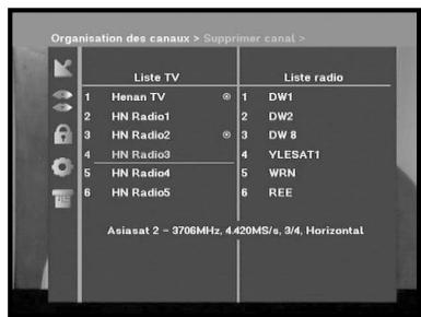 SAMSUNG DSB-A200C - Supprimer canal - 1