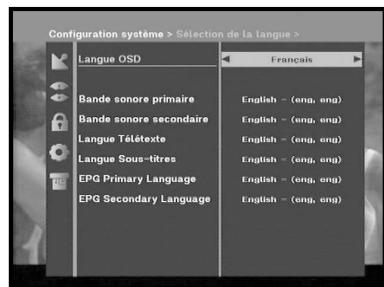 SAMSUNG DSB-A200C - Sélection de la langue - 1