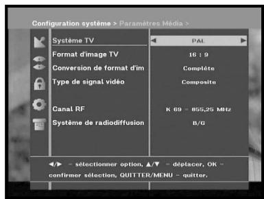 SAMSUNG DSB-A200C - Paramètres Média - 1