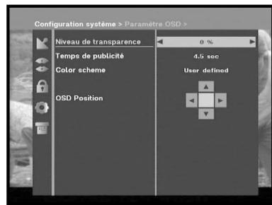 SAMSUNG DSB-A200C - Paramètre OSD - 1