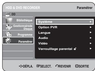 SAMSUNG DVD-HR734 - Réglage du CM Skip Temps - 1