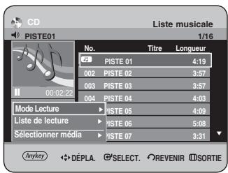 SAMSUNG DVD-HR734 - Sélectionner le support - 1