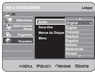 SAMSUNG DVD-HR734 - Appuyez sur le bouton MENU, appareil en mode Arrêt. - 3