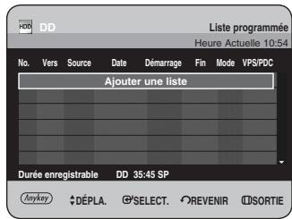 SAMSUNG DVD-HR734 - Aller sur la Liste d'Enregistrements Programmée - 2