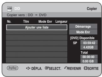 SAMSUNG DVD-HR734 - Appuyez sur les boutons ◀▶ pour sélectionner Oui, puis appuyez sur le bouton OK. Le titre sélectionné est supprimé. - 1
