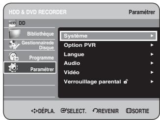 SAMSUNG DVD-HR734 - Configuration du verrouillage parental - 2