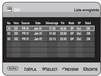 SAMSUNG DVD-HR734 - Utilisation du bouton MENU. - 1